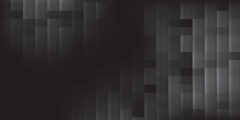 Polished Semigloss Wall background with tiles. Triangular tile Wallpaper with 3D  Black blocks. 3D Render background