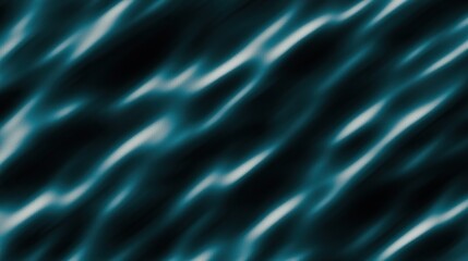 Abstract teal and black blurred motion background, diagonal lines, dynamic texture.