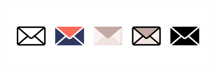 Mail Multistyle Icon Set