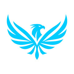 Blue Eagle Wings Logo