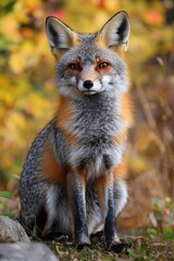 Fototapeta premium Fox Near Forest