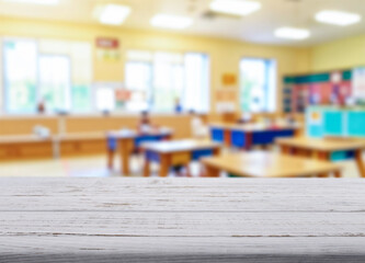 Beautiful kid's room interior with toys, board and stylish furniture