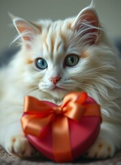 Sweet French Bulldog Puppy with Pink Polka Dot Bow Tie: Valentine's Joy