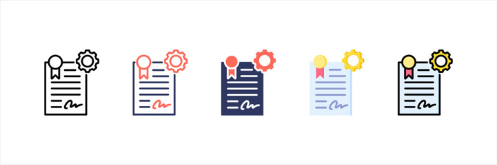 Charter Multistyle Icon Set