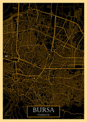 Bursa Türkiye City Map

