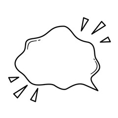 Comic Speech Bubble. Comic Explosion Bubble