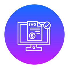 Online Invoice Icon