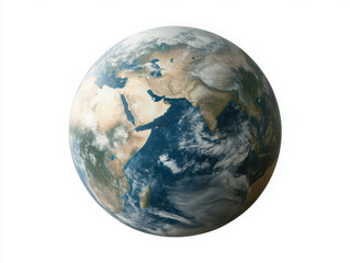 Fototapeta premium The Earth: A Vibrant Blue and Green Sphere of Life Spinning Through the Cosmic Darkness in a Celestial Dance