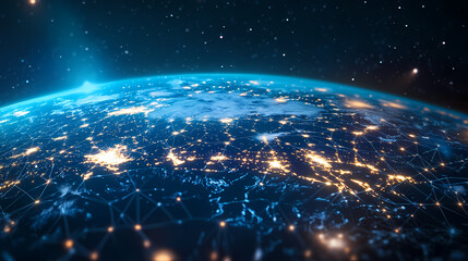 Earth at Night: City Lights from Space