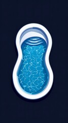 Pool, aerial view, water, design,  website