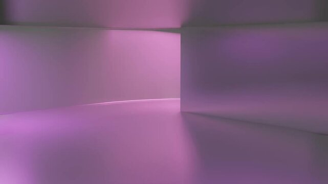 industrial empty room liminal space 3d render illustration