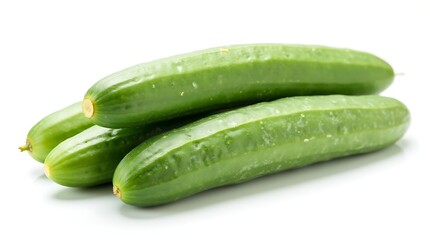 cucumber isolated on white background