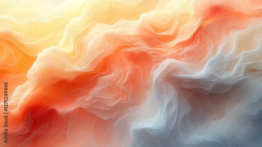 Poster abstract colorful wave pattern background