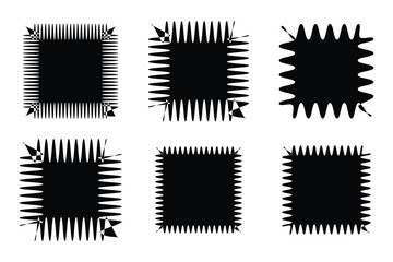 set of Sunburst sticker, price, label and badge and stamp icon, vector illustration.