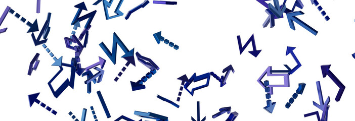 Abstract 3D Arrows Background