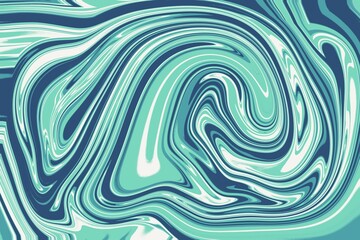 Green Tosca marble effect texture with fluid and organic liquid patterns. Abstract background concept