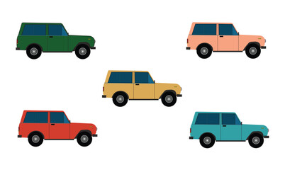 Fototapeta premium Off road vehicle vector illustration