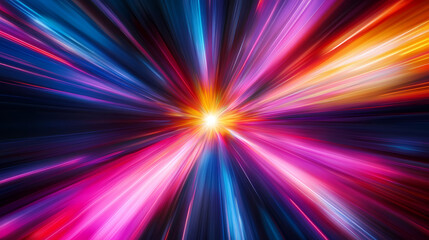 Converging Colorful Beams in a Dynamic Central Focus