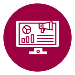 Fototapeta premium Marketing Research Icon