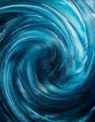 透明感と深みのあるブルーが絶妙に混ざり合い、海の神秘を感じさせる。アクア系デザインにマッチする美しい仕上がり。

