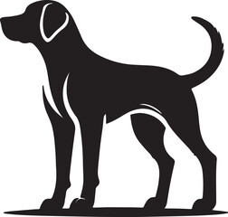 German Shephard Dog Silhouette. Canine SIlhouettes