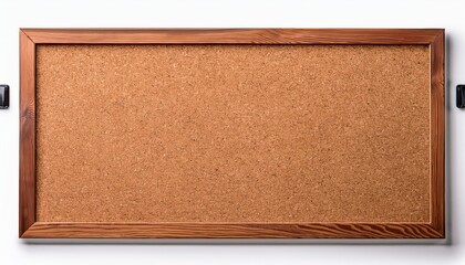 Professional Office Cork Bulletin Board Template on Transparent Background Stylish Business Organizer Showcasing Vibrant Colors and Modern Aesthetics, Ideal for Digital Art, Home Decor, or