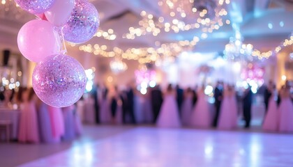 A dazzling charity gala, bathed in soft, elegant light, unfolds in a grand ballroom, setting the stage for an unforgettable evening Attendees, dressed in exquisite formal attire, mingle and chat