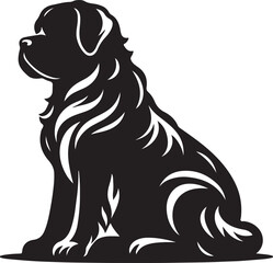 German Shephard Dog Silhouette. Canine SIlhouettes