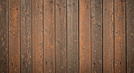 Fototapeta premium Aged wood planks create a rustic texture.