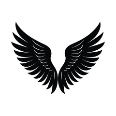 Obraz premium vector silhouette flower with white background.