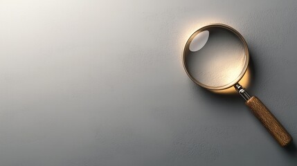 Investigate nature's wonders exploring sunlight with a magnifying glass outdoor photography calm close-up