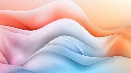Mesmerizing Abstract Wave Design with Flowing Vibrant Gradients and Textures   Smooth Curving Shapes and Lines Create a Dynamic and Visually Striking Background