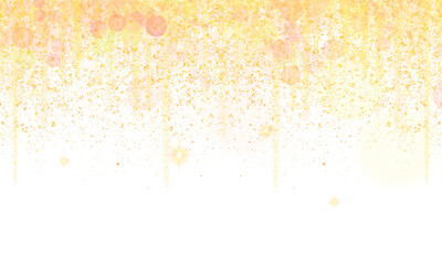 Abstract Gold and Yellow Bokeh effect