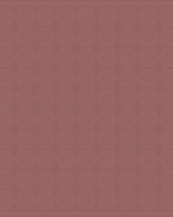 Luxurious Traditional Floral and Geometric Pattern Background in Red