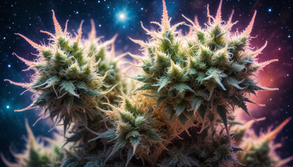 Obraz premium medical cannabis flowers