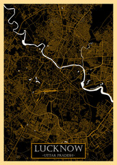 Lucknow Uttar Pradesh City Map