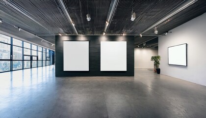 Vibrant Abstraction in Modern Gallery Open Space Striking Geometric Patterns, Cool Tones, and Bold Textures Converge to Create a Dynamic Energy in the Contemporary Art Scene.