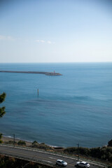Breakwaters, lighthouses and the sea