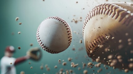 A baseball pitcher throwing a slider during a playoff game. Featuring technique and control