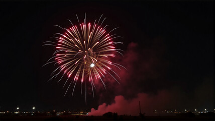 fireworks in the sky