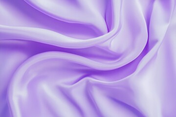 Fototapeta premium Soft Purple Satin Fabric Draped Elegantly in Smooth, Flowing Texture and Shine