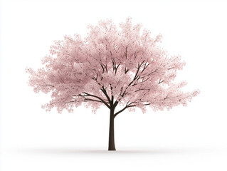 Fototapeta premium Experience Tranquility Under a Flourishing Cherry Blossom Tree: A Celebration of Nature's Beauty and a Haven for Reflection