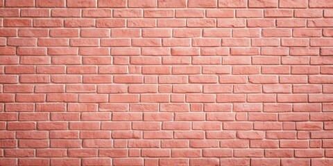 Obraz premium A Seamless Texture of Pale Coral Brick Wall, Ideal for Backgrounds and Design Projects