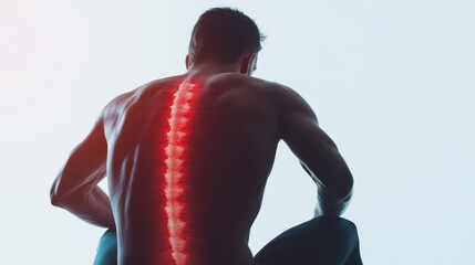 Sports injury from a back injury during rowing. Featuring rehabilitation and recovery