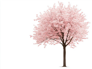 Obraz premium Experience the Beauty of Sakura Blossom Trees: A Springtime Icon of Renewal with Stunning Pink Flowers that Create a Picturesque and Tranquil Landscape.