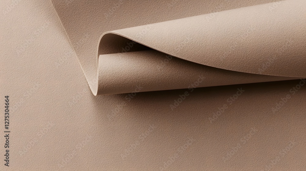 Aufkleber Elegant and timeless mocha mousse paper background with a smooth finish and warm undertones representing the color trend of 2025 for stylish and modern design applications