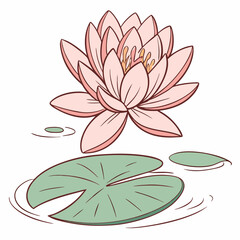 lotus flower vector illustration
