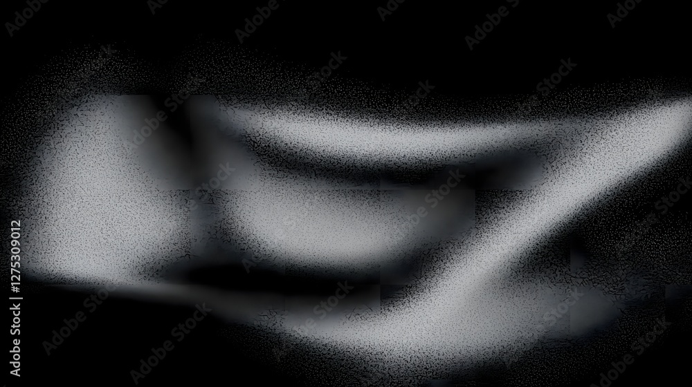 Poster Moody and atmospheric black and white grainy gradient background with a minimalist abstract noise texture delivering a contemporary and stylish aesthetic suitable for a variety of design projects