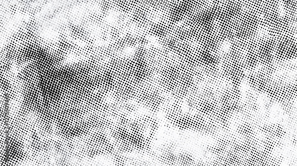 Poster retro style grunge halftone scanned paper background with a faded gradient effect and fine sand nois