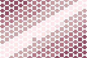 Fototapeta premium Light pink geometric square mosaic pattern with a tiled arrangement. Abstract texture concept